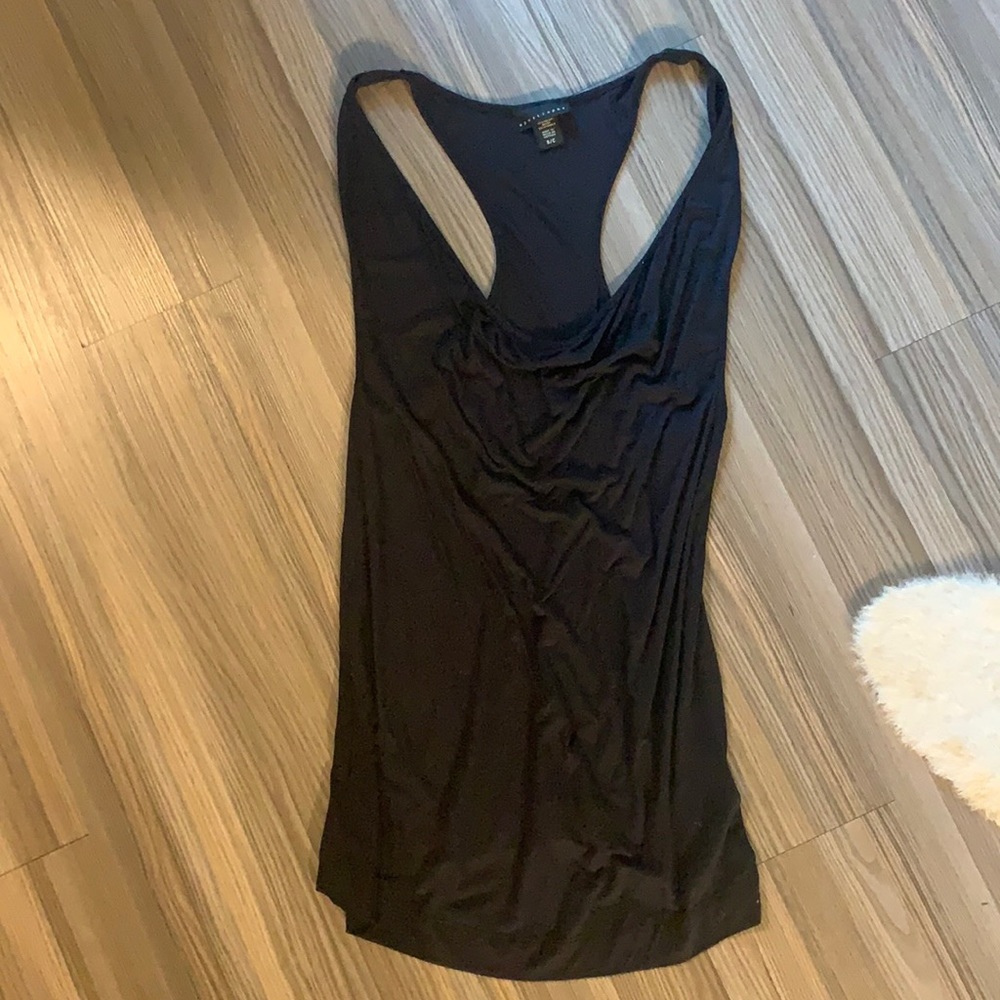 Layering cowl neck tank